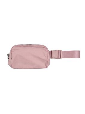 NIP | Rose Quartz Dual Zipper Performance Crossbody Belt Bag 3 Mesh Slots